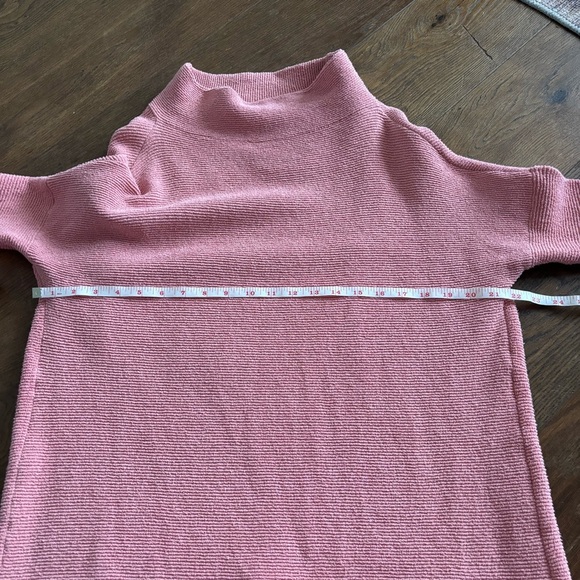 Free People Ottoman Slouchy Cowl Neck Tunic Dusty Rose - Picture 9 of 11